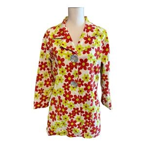 Erma’s Closet Floral Button-Up Jacket